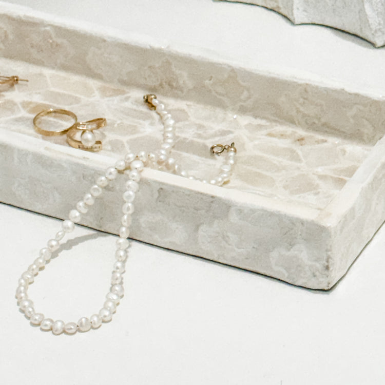 Belle Inlay Tray – Ivory