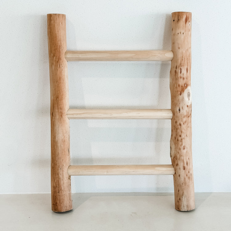 Natural Timber Display Ladder