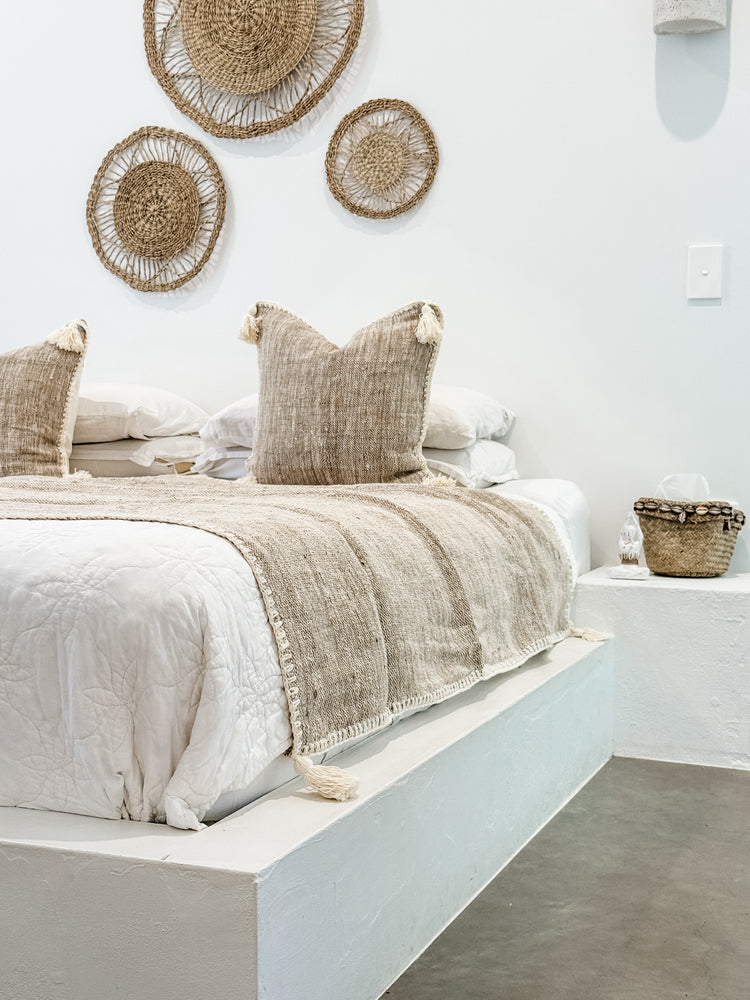 Husk Tassel Cushion Cover | 50x50cm
