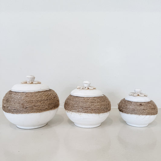 The Tideshell Lidded Pots