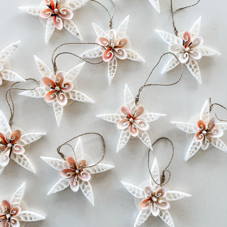 Coastal Star Shell Hanging Ornament