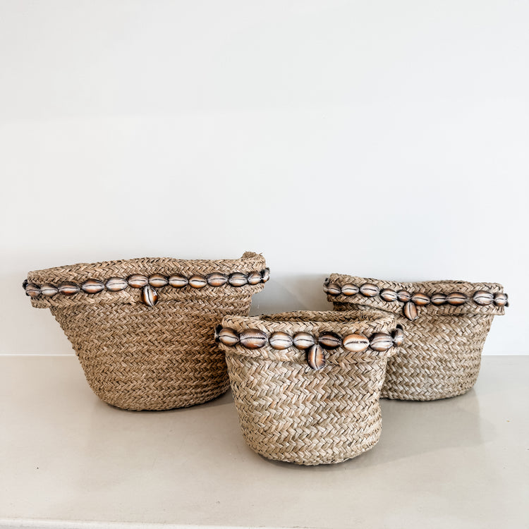 Cowrie Shore Basket Set
