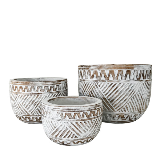 Sumba Whitewash Bowls