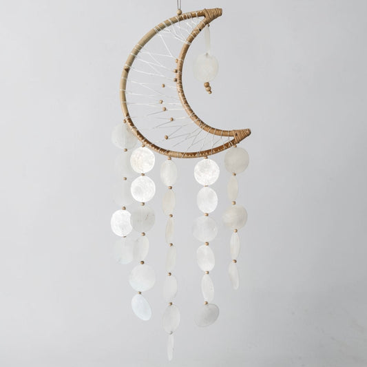 Luna Capiz Moon Windchime