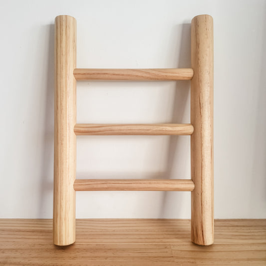 Natural Timber Display Ladder