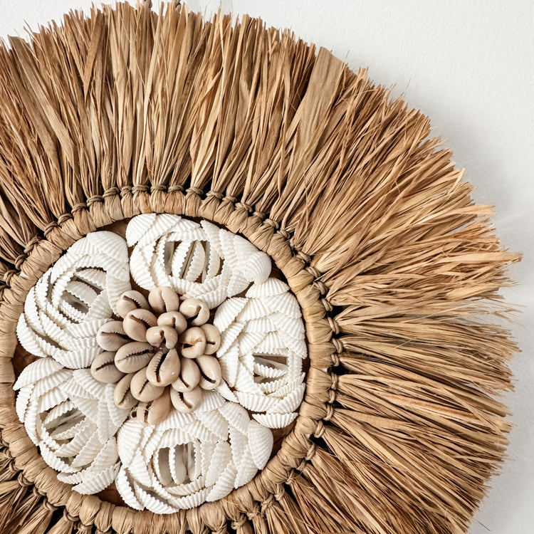 Cove Raffia Juju Wall Hanging
