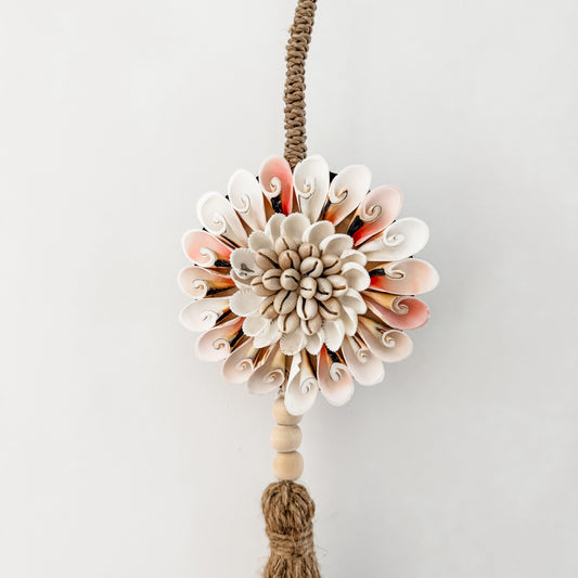 Coastal Bloom Tassel Hanging – Blush Mix
