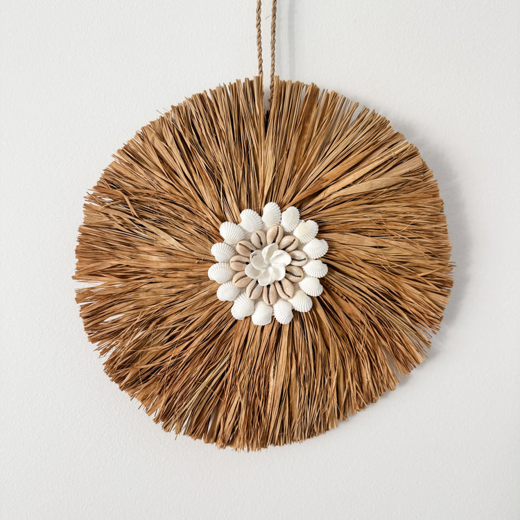 Solana Raffia Juju Wall Hanging