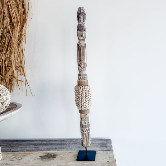 Tribal Totem Statue on Stand