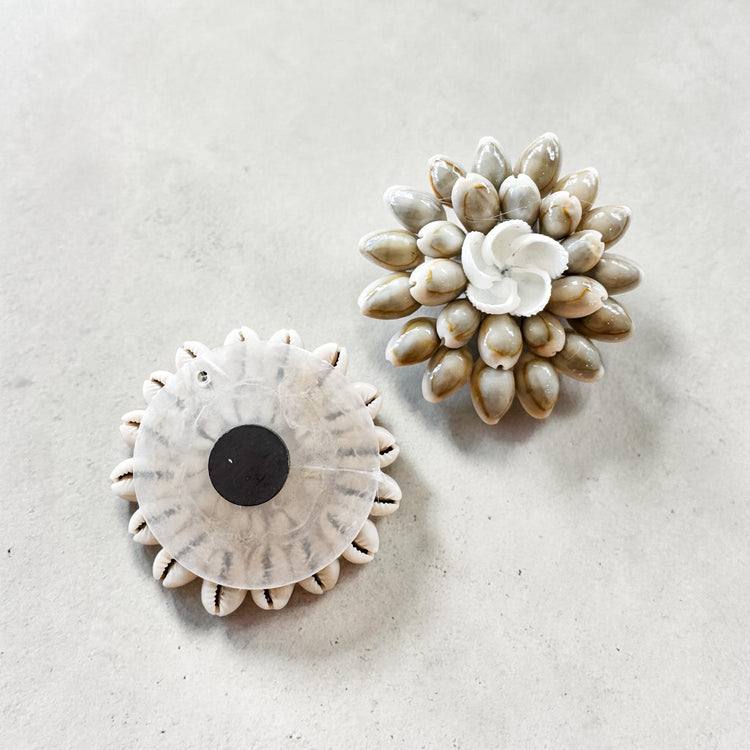Natural Cowrie Cluster Shell Magnet