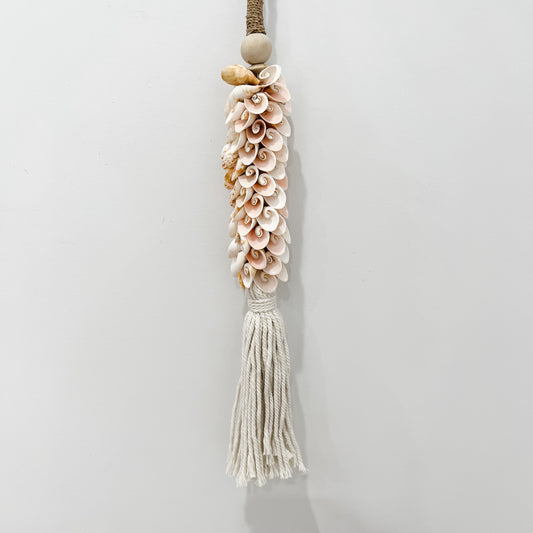 Blush Shell Wall Tassel