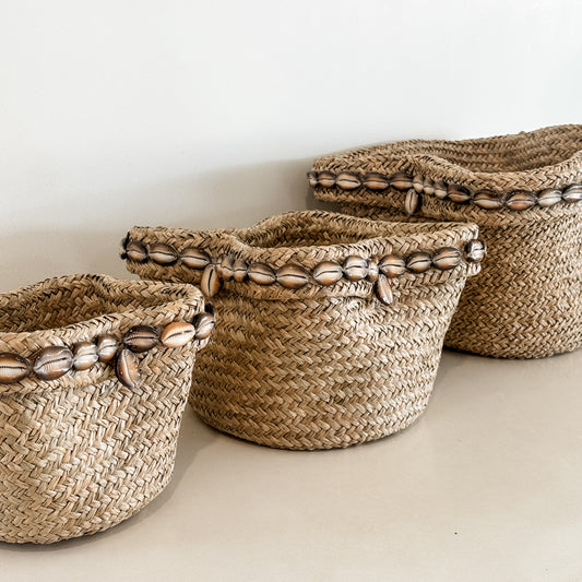 Cowrie Shore Basket Set