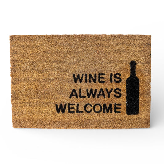 Wine is Always Welcome Doormat