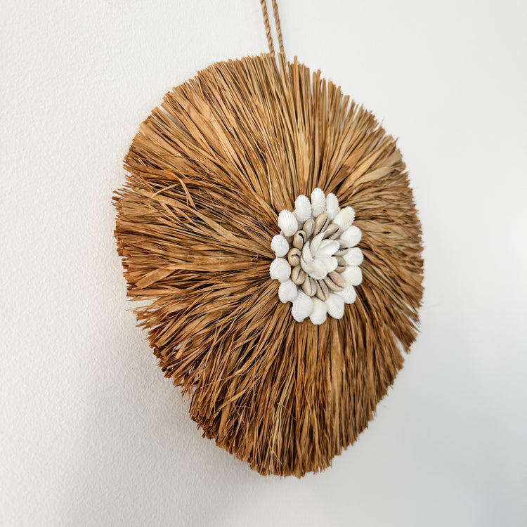 Solana Raffia Juju Wall Hanging