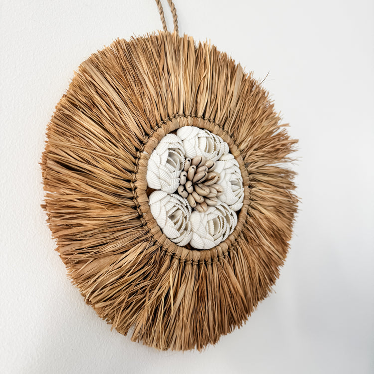 Cove Raffia Juju Wall Hanging