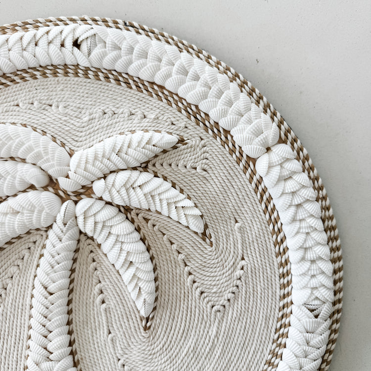 Palm Cove Shell & Rope Wall Hanging – 40cm