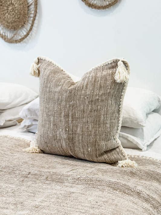 Husk Tassel Cushion Cover | 50x50cm