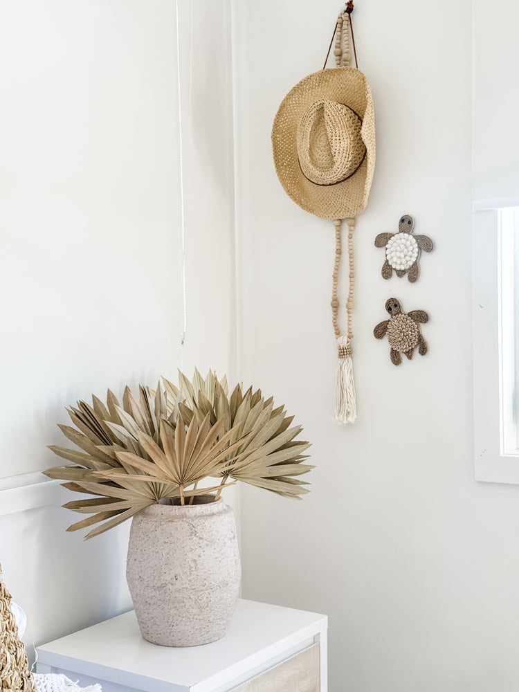 Natural Beaded Tassel Garland | 100cm