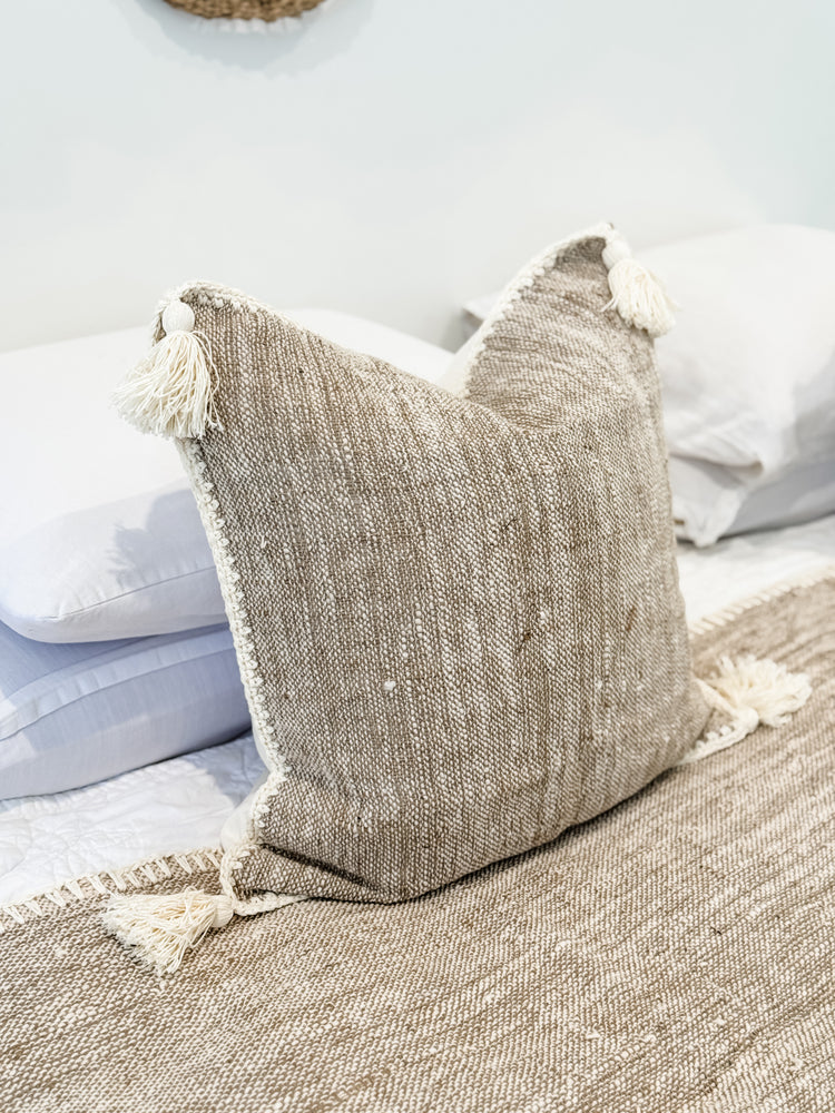 Husk Tassel Cushion Cover | 50x50cm