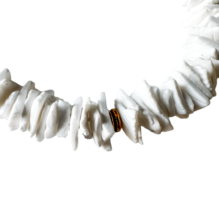 White Seashell Bracelet | Willow & the Waves Collection