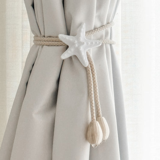 Coastal Starfish Curtain Tieback