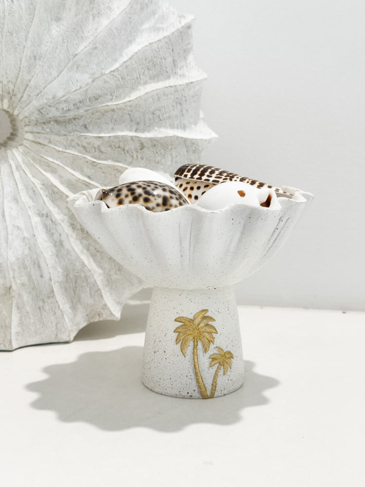 Palm Cove Pedestal Bowl