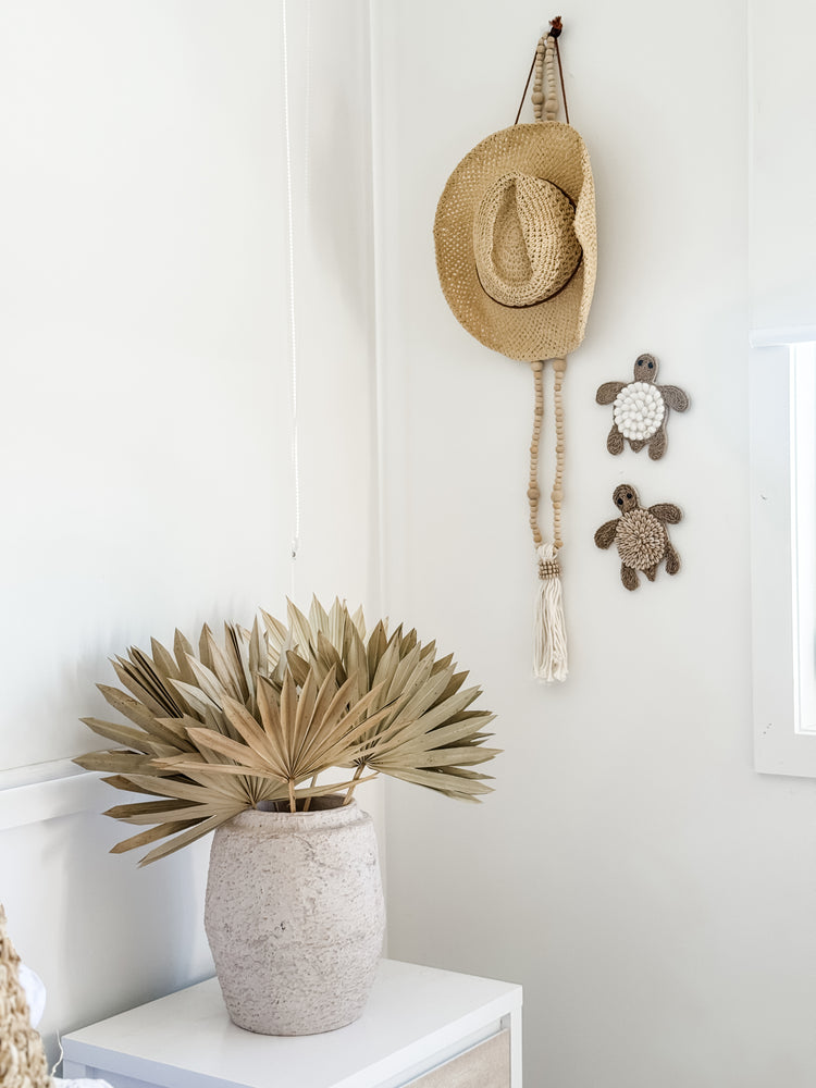 Natural Beaded Tassel Garland | 100cm