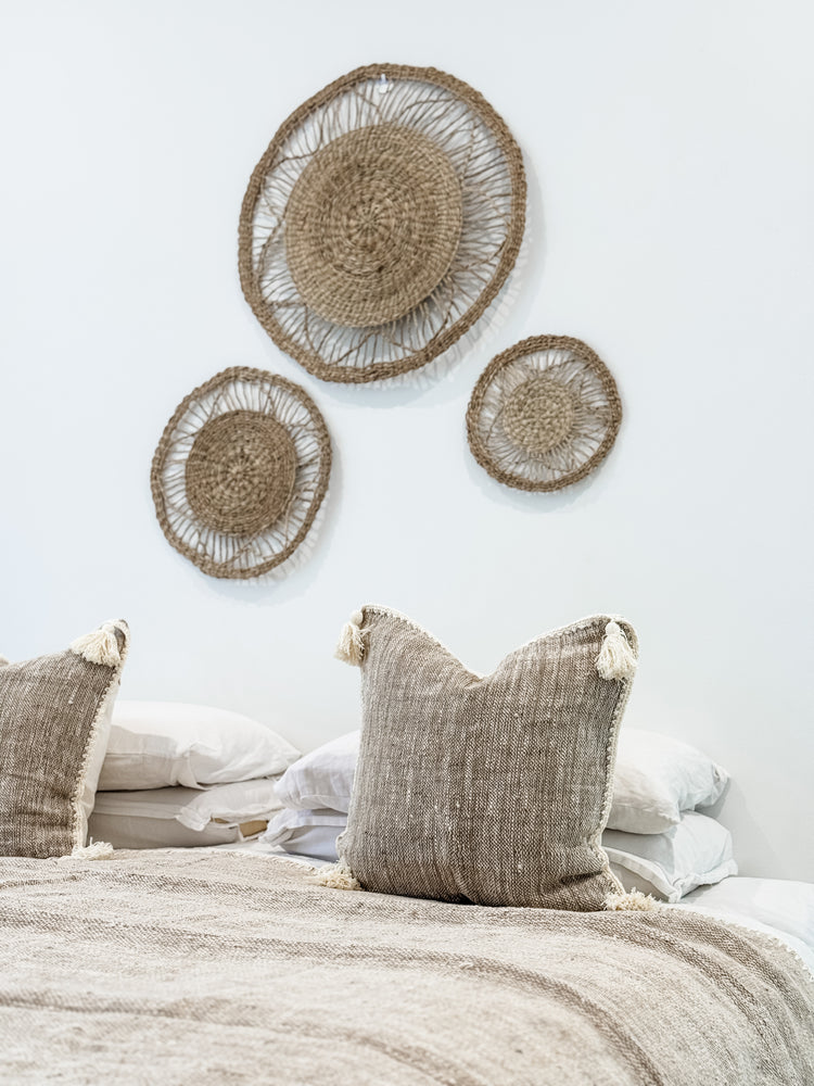 Husk Tassel Cushion Cover | 50x50cm