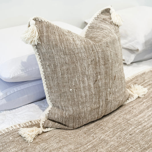 Husk Tassel Cushion Cover | 50x50cm