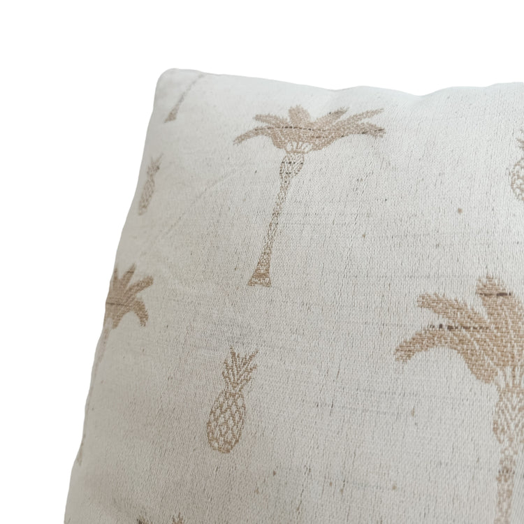 Palm Cushion | Natural | 55x55cm
