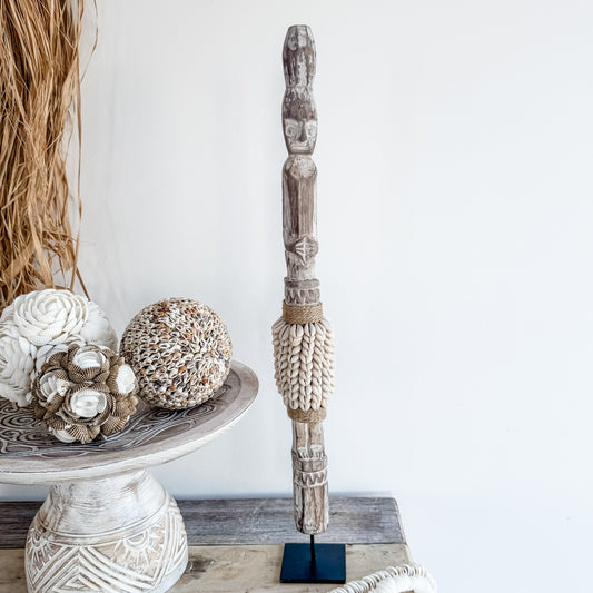 Tribal Totem Statue on Stand