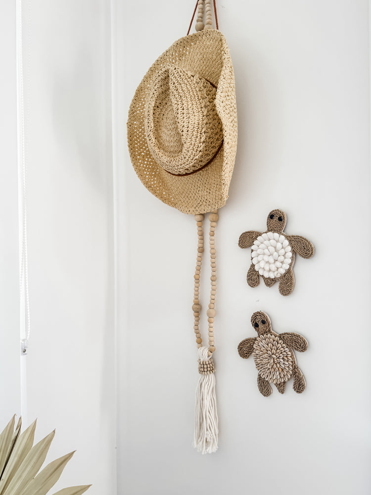 Natural Beaded Tassel Garland | 100cm