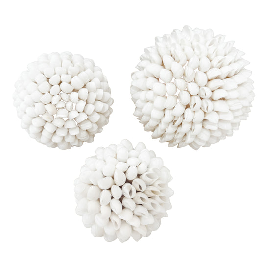 Shell Ball | White Shells | 3 sizes