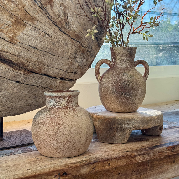 Amara Rustic Twin-Handle Pot | 18.5 cm