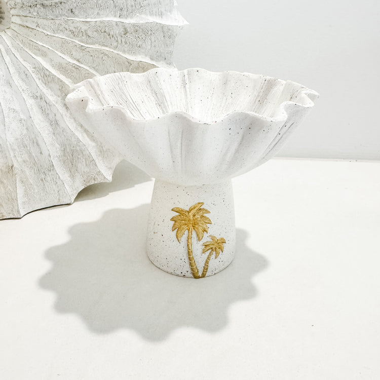Palm Cove Pedestal Bowl