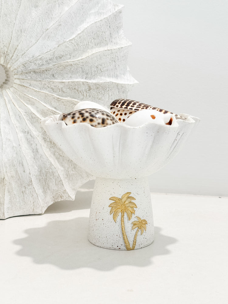 Palm Cove Pedestal Bowl