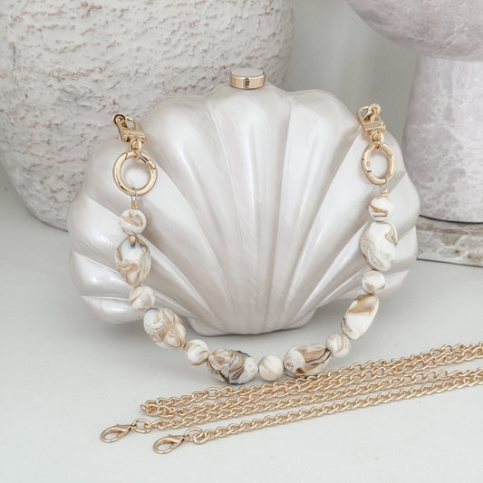 Pearl Shell Clutch Handbag | Willow & the Waves Collection