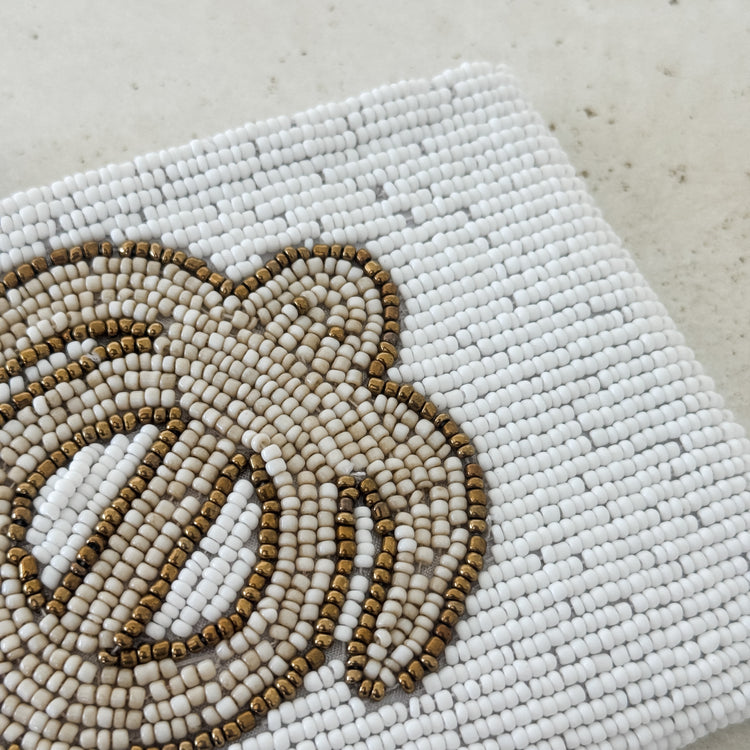 Sea Turtle Beaded Coin Purse