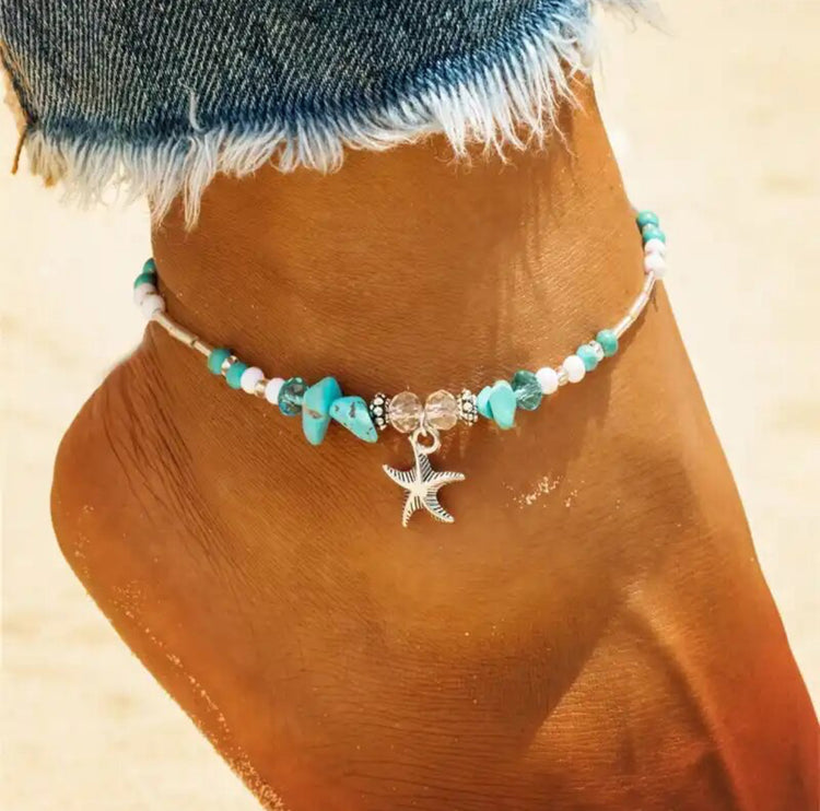 Seastar Anklet | Willow & the Waves Collection