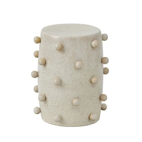Pip Ceramic Stool 38x45cm – Ivory Preorder