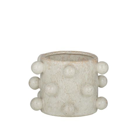 Pip Ceramic Pot 16x11.5cm – Ivory Preorder
