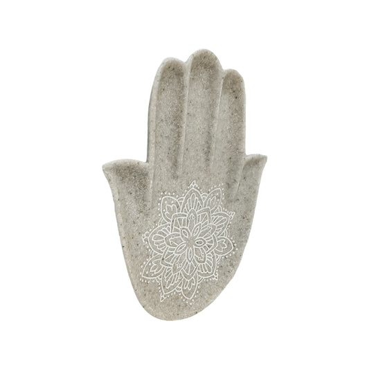 Hamsa Hand Sandstone Plate