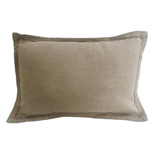 Artisan Linen & Jute Cushion | 40x60cm