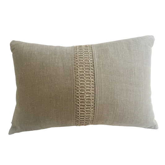 Braided Cushion | Taupe | 40x60cm