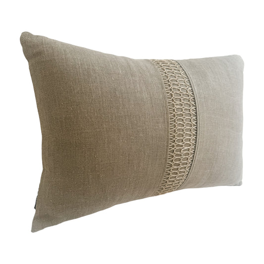 Braided Cushion | Taupe | 40x60cm
