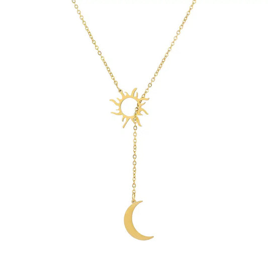 Sun and Moon Totem Necklace | Willow & the Waves Collection