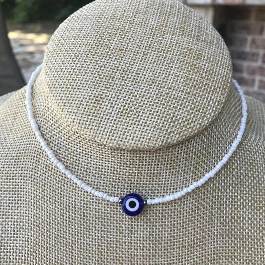 Evil Eye Necklace | Willow & the Waves Collection