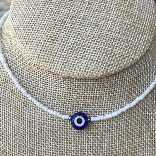 Evil Eye Necklace | Willow & the Waves Collection