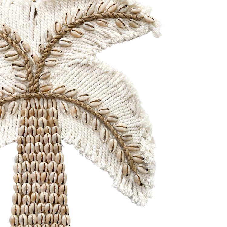 Cowrie Palm Wall Hanging