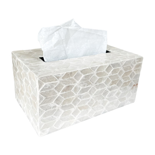 Belle Inlay Tissue Box | Rectangle